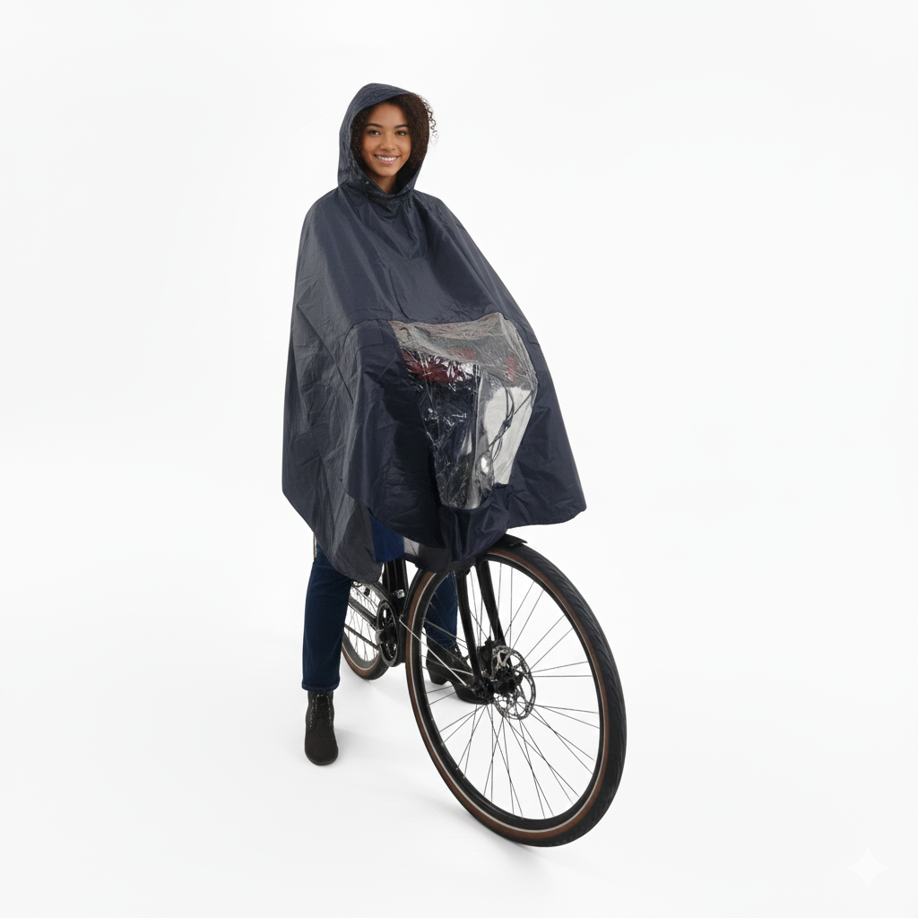 [36-HD-502] HOOODIE Poncho Deluxe