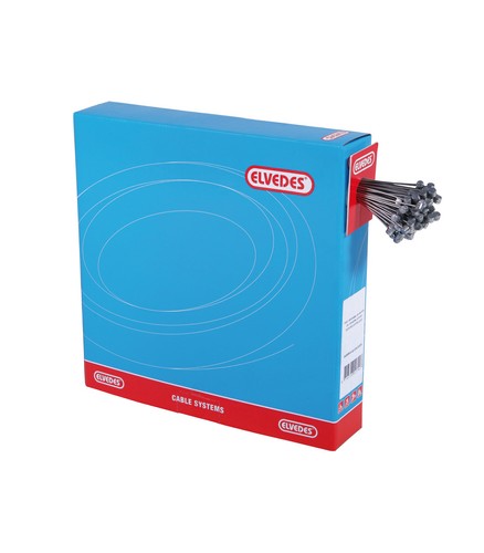 ELVEDES binnenkabel rem ton 200cm (100), RVS - ELVEDES binnenkabel versnelling